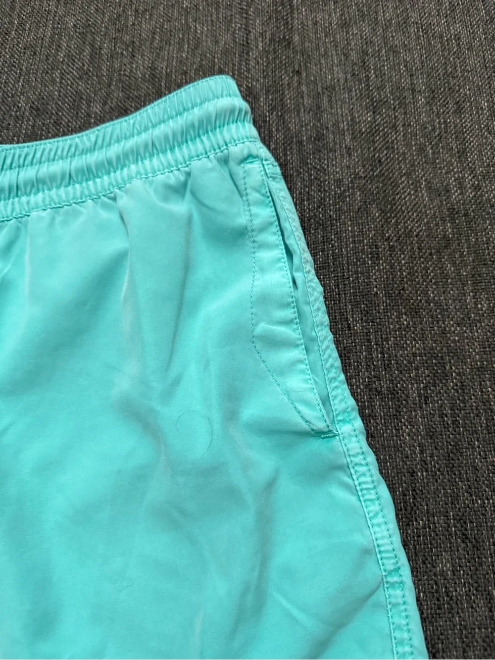 Volcom Men's teal/aqua  Swim Shorts with Black Drawstring size XXL